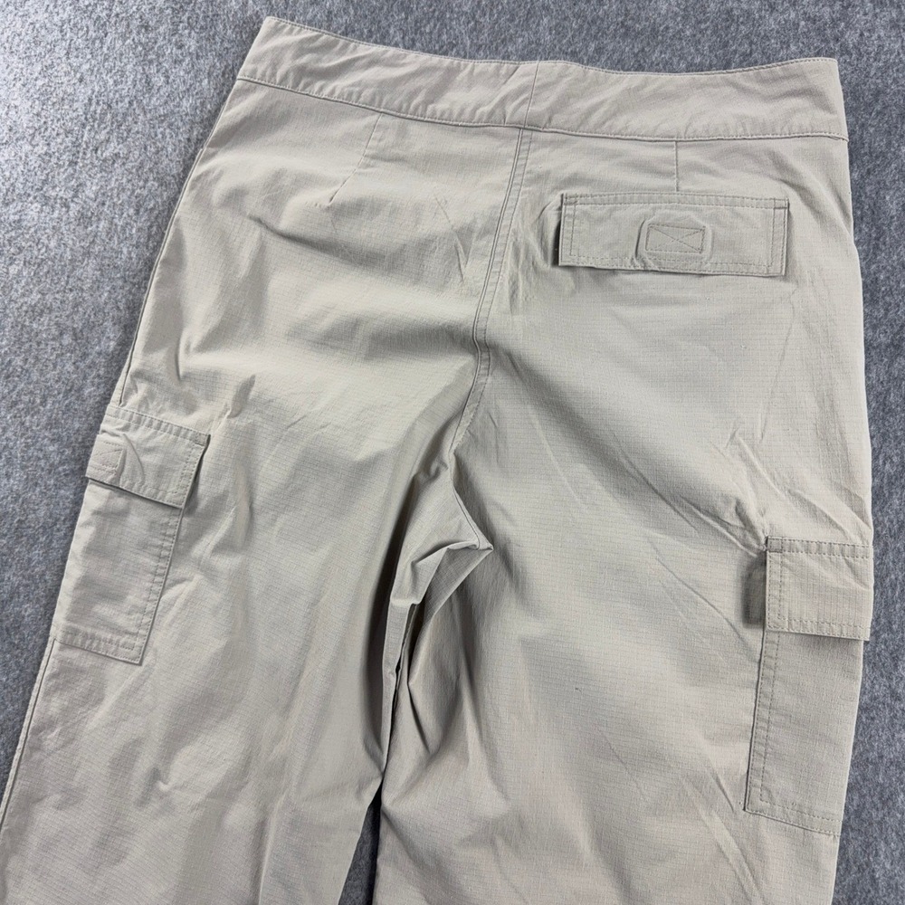 Vintage Tilley Hiking Cargo Pants Women's Sz 8 Tan Khaki Made in Canada Straight - Picture 14 of 14